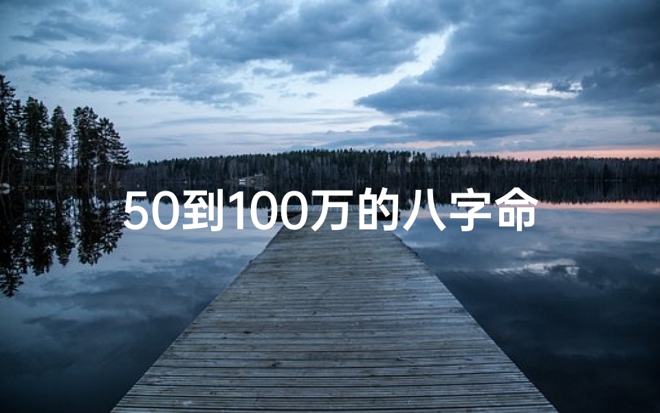 50到100万的八字命局-五十亿富豪八字案例