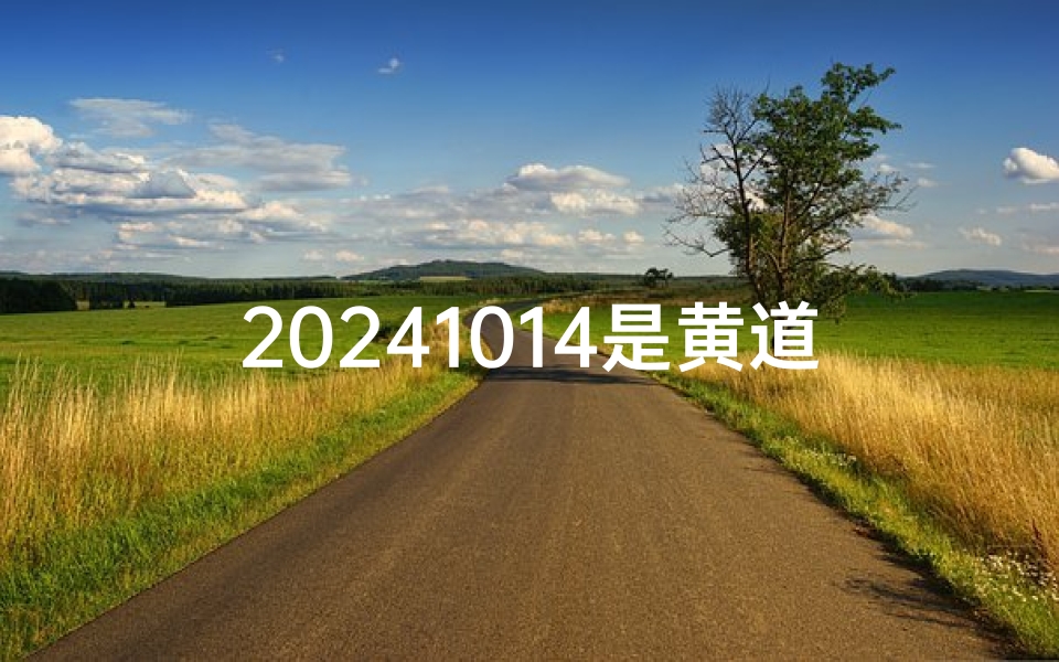 20241014是黄道吉日吗、黄历14号