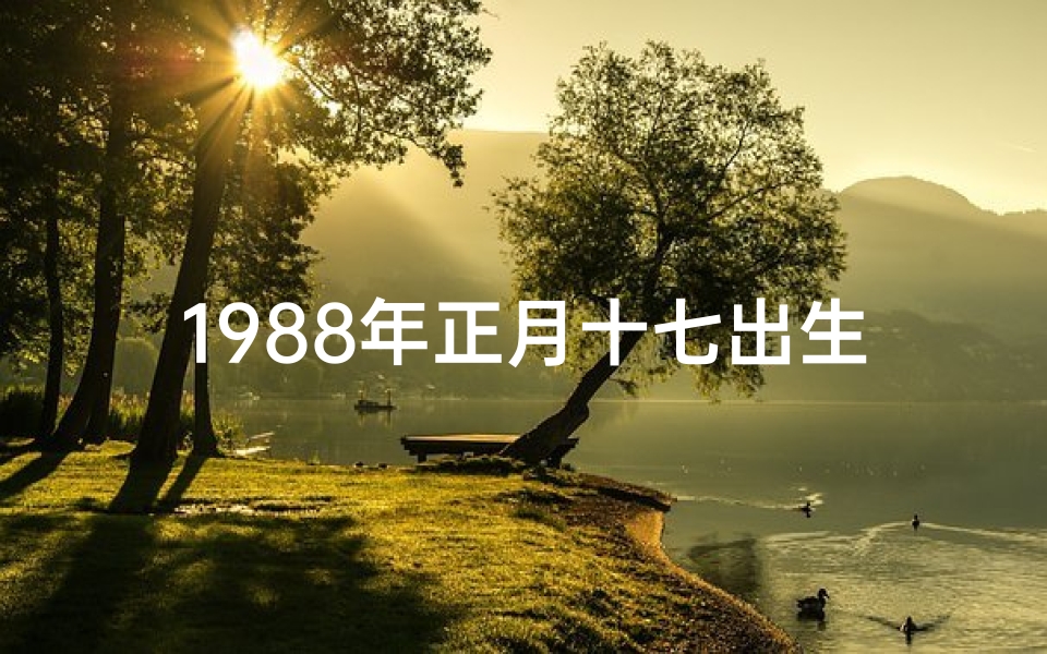 1988年正月十七出生的命运_《1988年正月十七命格：揭秘命运转折点》