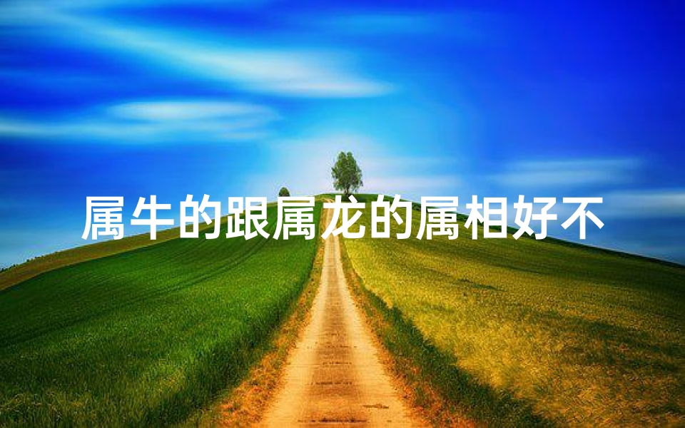 属牛的跟属龙的属相好不_生肖牛龙情缘：探寻和谐共生的奥秘