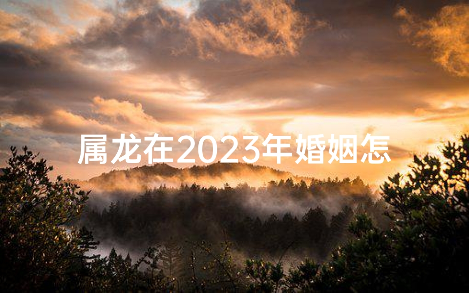 属龙在2023年婚姻怎么样-属龙人2023：离婚吉凶预测，是否适合放手？