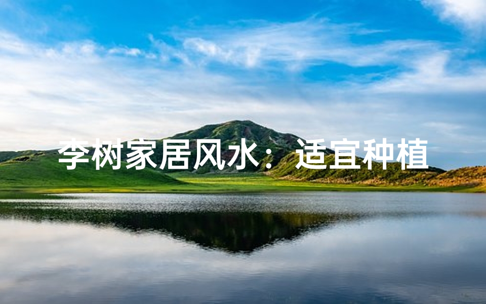 李树家居风水：适宜种植的家居绿植？