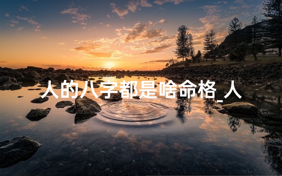 人的八字都是啥命格_人的八字是什么