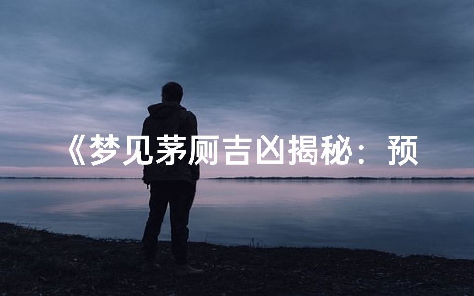 《梦见茅厕吉凶揭秘：预示着什么？》