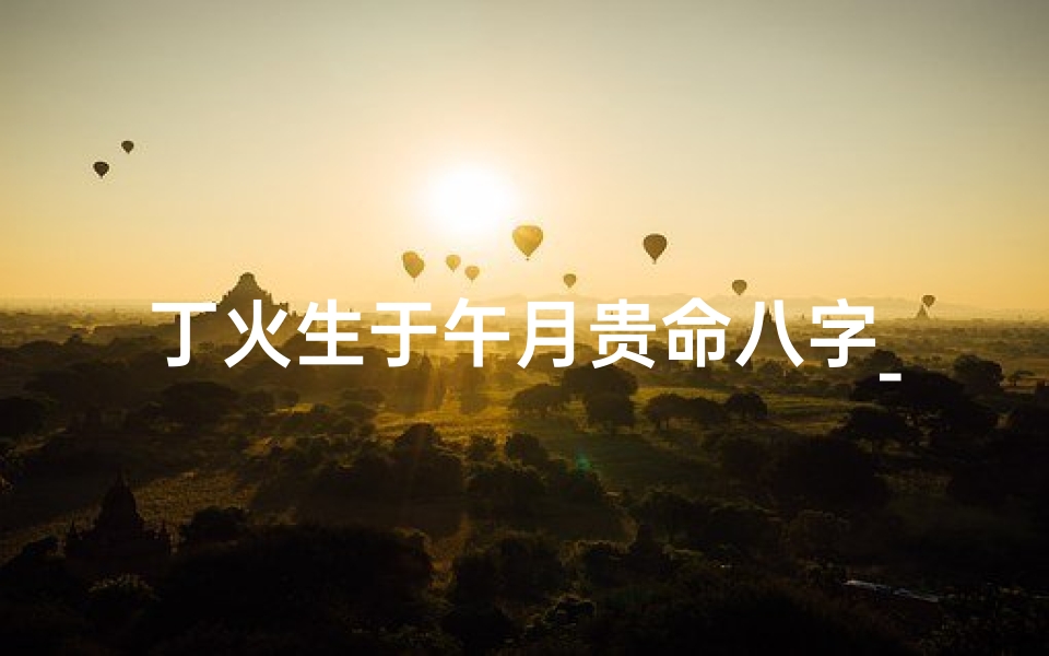 丁火生于午月贵命八字_丁火生午午月喜用神